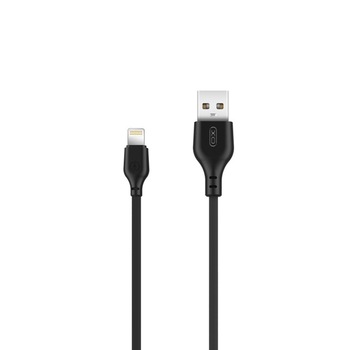 Cablu de date si Incarcare, XO-NB103, Lighting 2,1A, 2 m, Negru, Blister Cablu de date si Incarcare, XO-NB103, Lighting 2,1A, 2 m, Negru, Blister