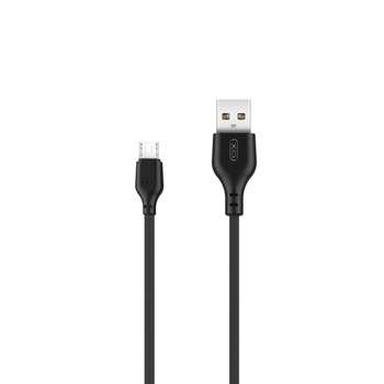 Cablu de date, XO-NB103, MicroUSB 2,1A, 2 m, Negru, Blister Cablu de date, XO-NB103, MicroUSB 2,1A, 2 m, Negru, Blister