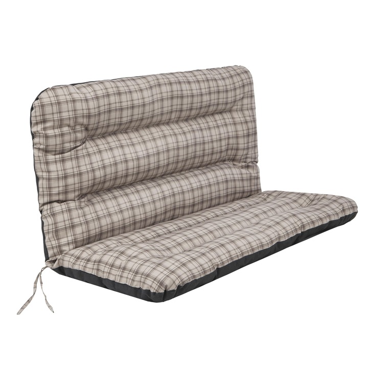 Възглавница за люлка "Ania", Бежово каре, 120x110x7см