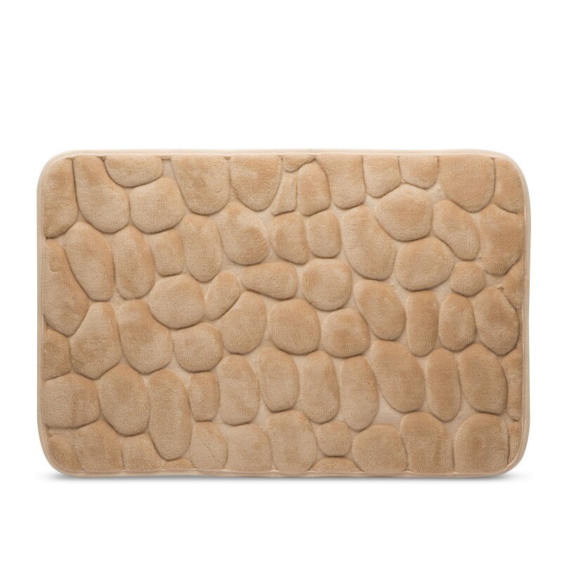 Covor de baie multistrat, 40x60 cm, Maro