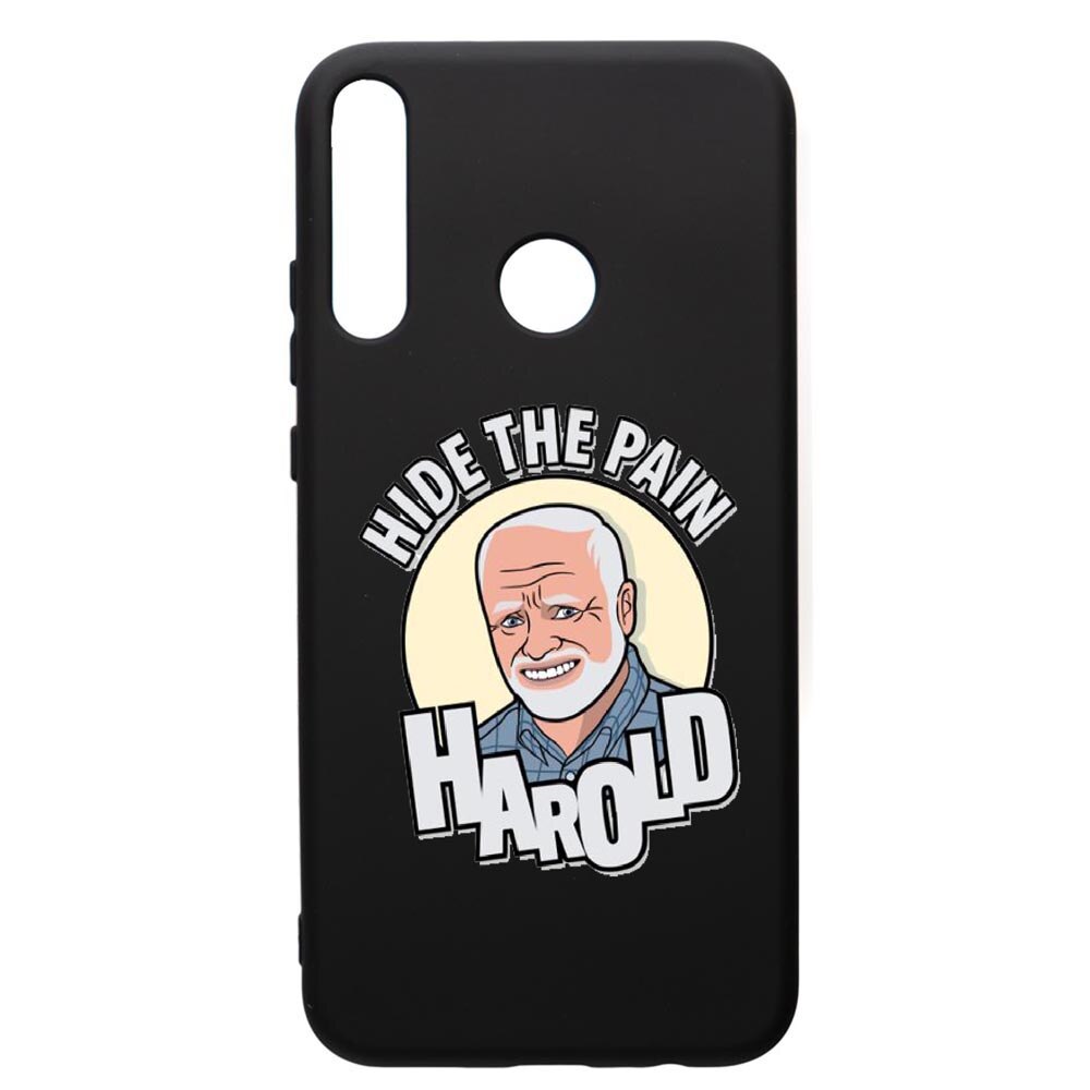 Husa de protectie Huawei P40 Lite E / Y7p, Meme - Harold, silicon, cu interiorul din material textil, protectie camera, PB662