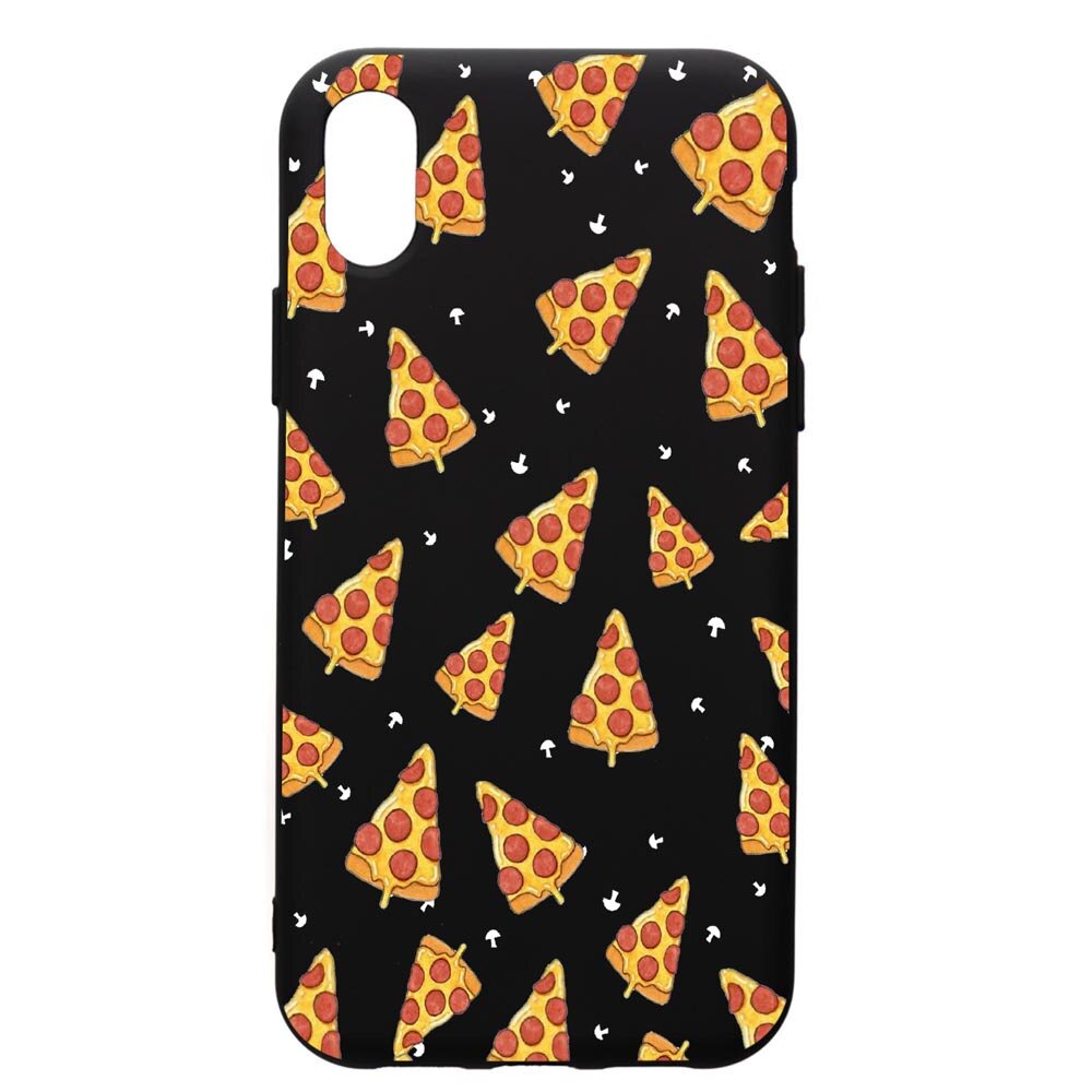 Husa de protectie Samsung Galaxy A10, Pizza, silicon, cu interiorul din material textil, protectie camera, PB665