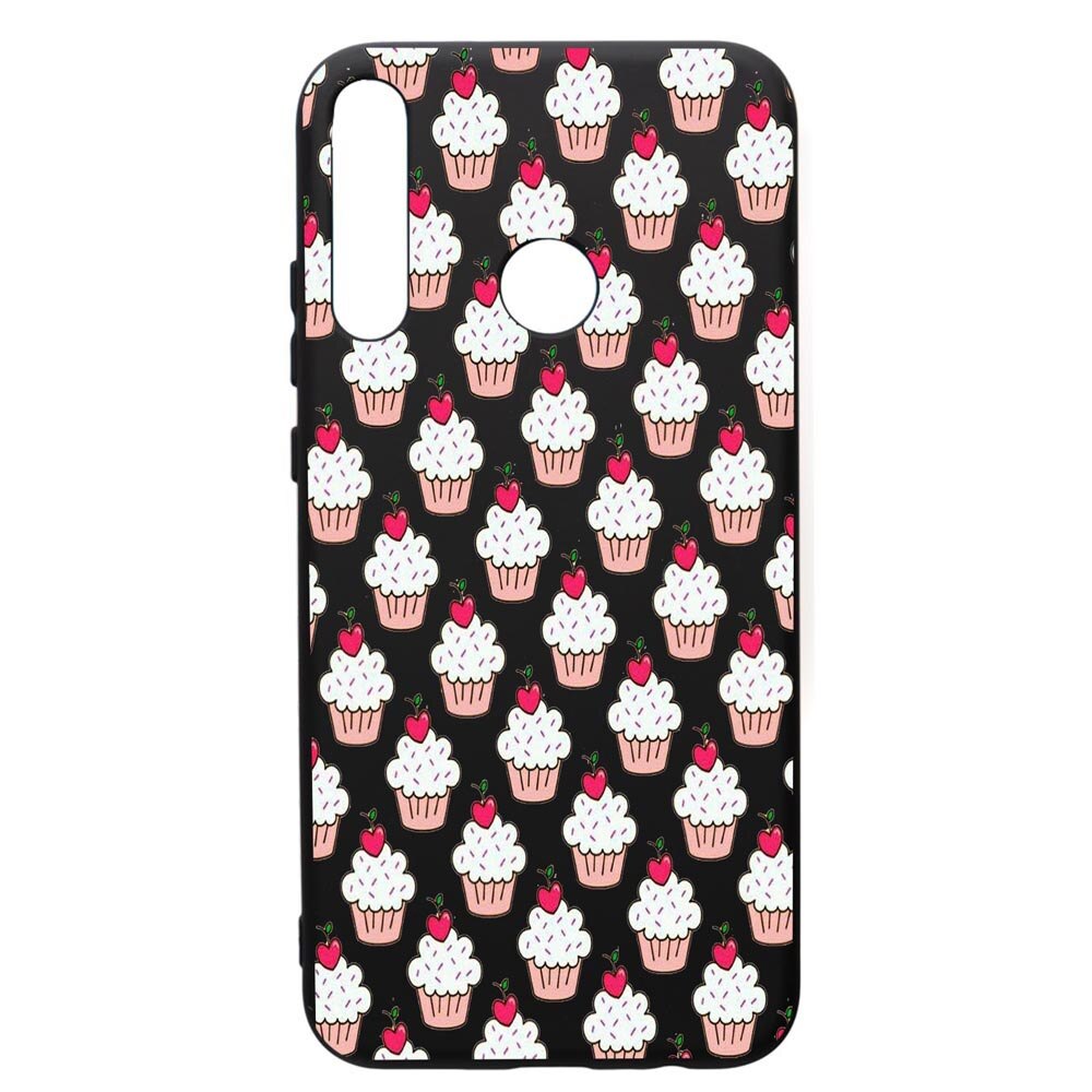 Husa de protectie Huawei P40 Lite E / Y7p, Muffins, silicon, cu interiorul din material textil, protectie camera, PB668