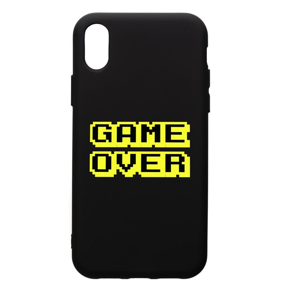 Husa de protectie Huawei Y5 2019, Game Over, silicon, cu interiorul din material textil, protectie camera, PB671