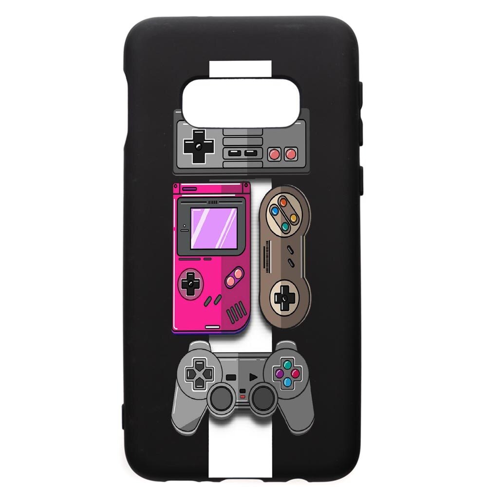 Husa de protectie Samsung Galaxy S10E, Gamer - Xbox - Nintendo, silicon, cu interiorul din material textil, protectie camera, PB670