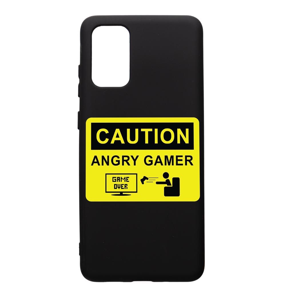 Husa de protectie Samsung Galaxy A51, Gamer - Angry Gamer, silicon, cu interiorul din material textil, protectie camera, PB673