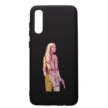 Husa de protectie Samsung Galaxy A70, Westworld, Movie, silicon, cu interiorul din material textil, protectie camera, PB676 Husa de protectie Samsung Galaxy A70, Westworld, Movie, silicon, cu interiorul din material textil, protectie camera, PB676