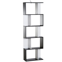 biblioteca moderna homcom pal 5 rafturi 10 compartimente 60 x 24 x 1845 cm negrualb imagen 13_0_
0