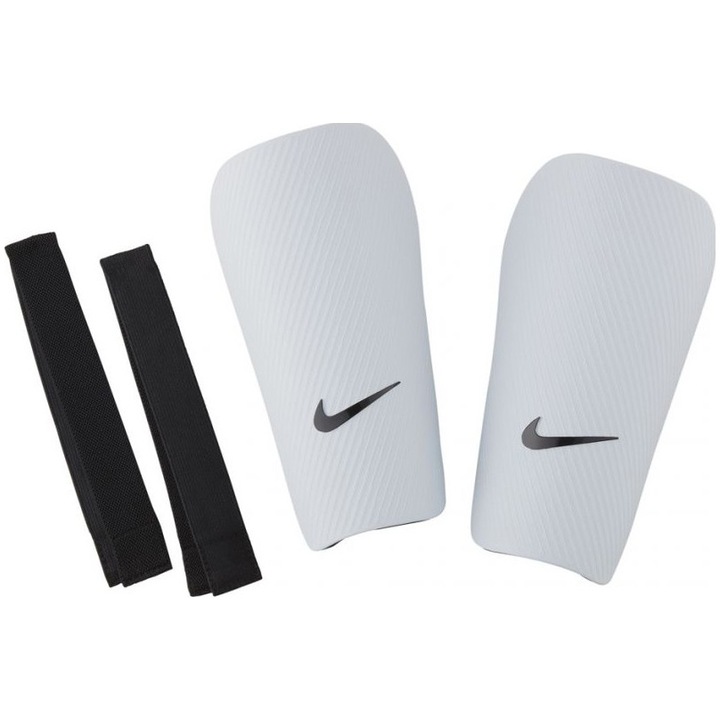 Nike UNISEX NK J GUARD-CE WHITE/(BLACK) Futball védők, fehér/fekete, S