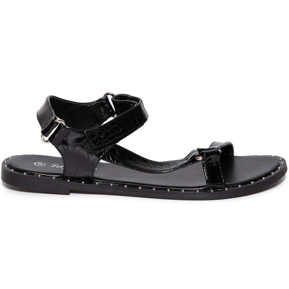 Sandale dama Dusty, Negru, Negru