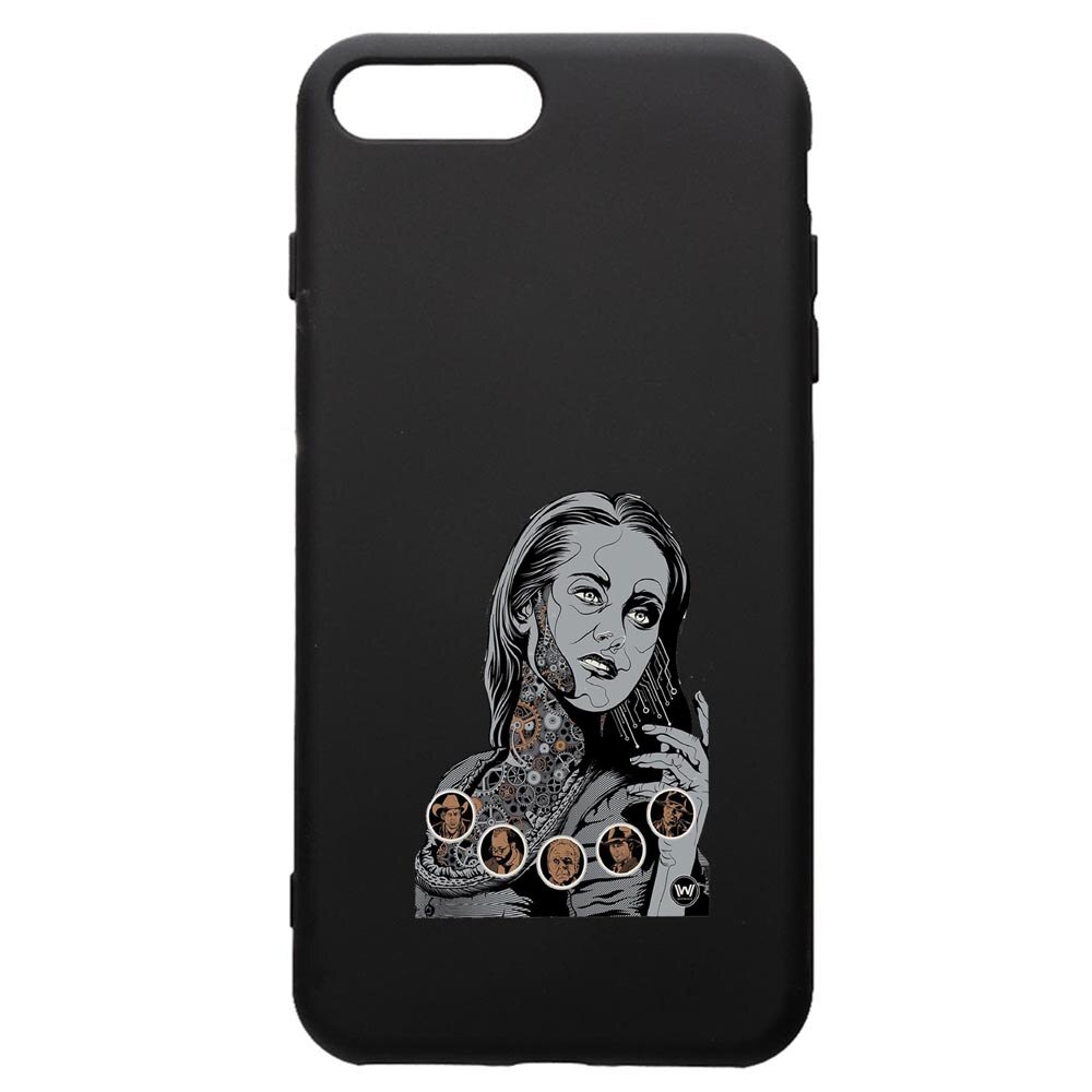 Husa de protectie Apple iPhone 8 Plus / iPhone 7 Plus, Westworld, Movie, silicon, cu interiorul din material textil, protectie camera, PB680