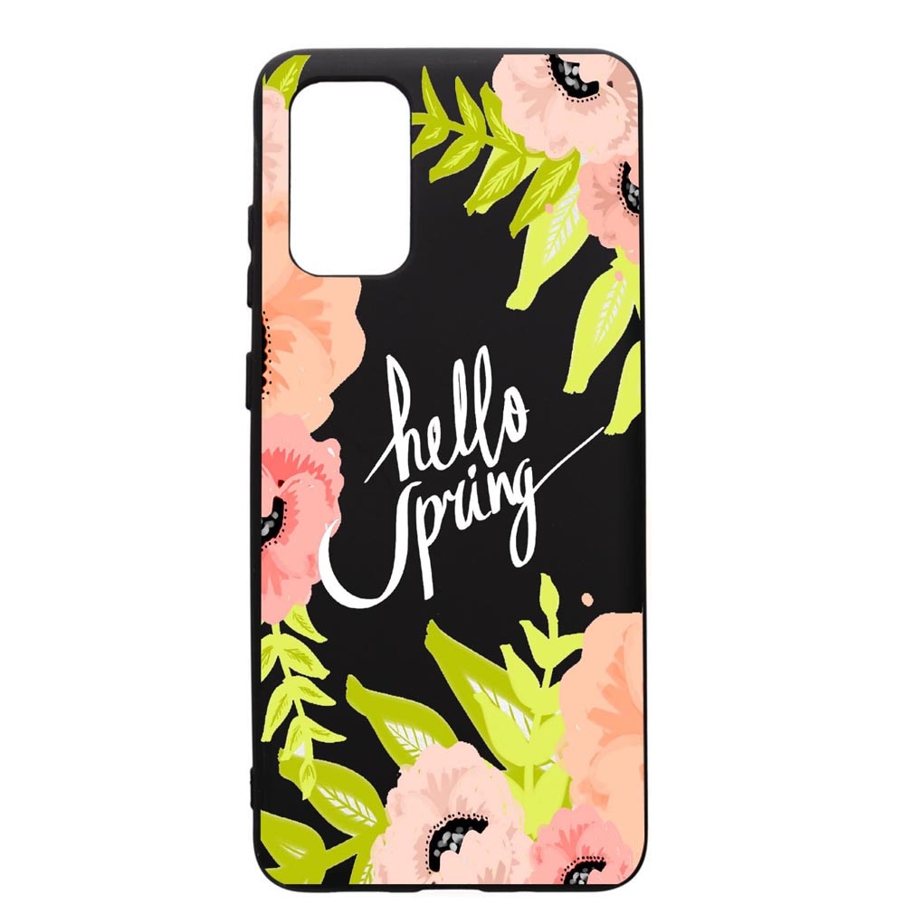Husa de protectie Samsung Galaxy A51, Hello Spring, silicon, cu interiorul din material textil, protectie camera, PB685