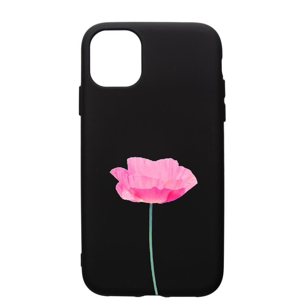 Husa de protectie Apple iPhone 11, One Roses - Pastel colors, silicon, cu interiorul din material textil, protectie camera, PB693