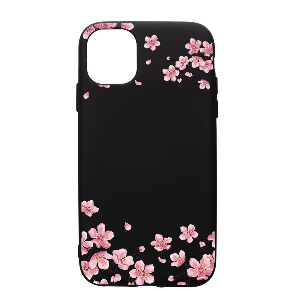 Husa de protectie Apple iPhone 12 Pro, Flowers - Pastel colors, silicon, cu interiorul din material textil, protectie camera, PB694