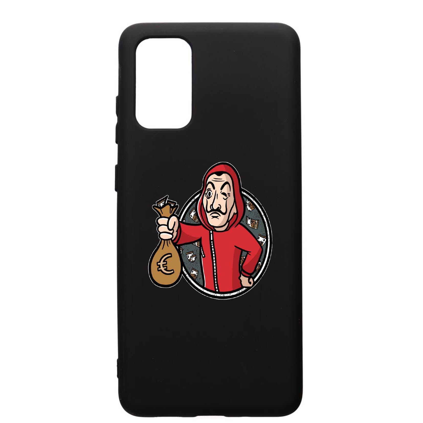 Husa de protectie Samsung Galaxy A51, La Casa De Papel, silicon, cu interiorul din material textil, protectie camera, PB700