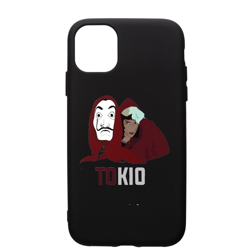 Husa de protectie Apple iPhone 11, La Casa De Papel - Tokyo, silicon, cu interiorul din material textil, protectie camera, PB710