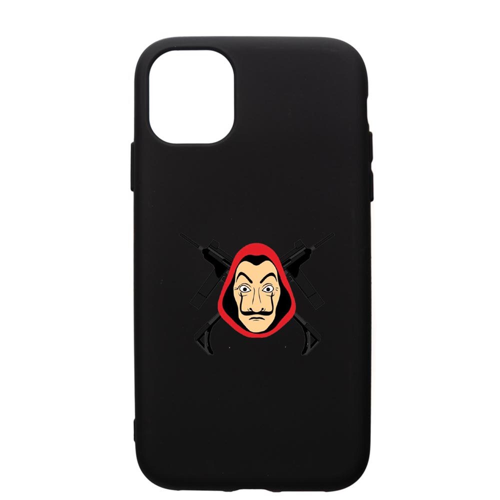 Husa de protectie Apple iPhone 11 Pro, La Casa De Papel, silicon, cu interiorul din material textil, protectie camera, PB714