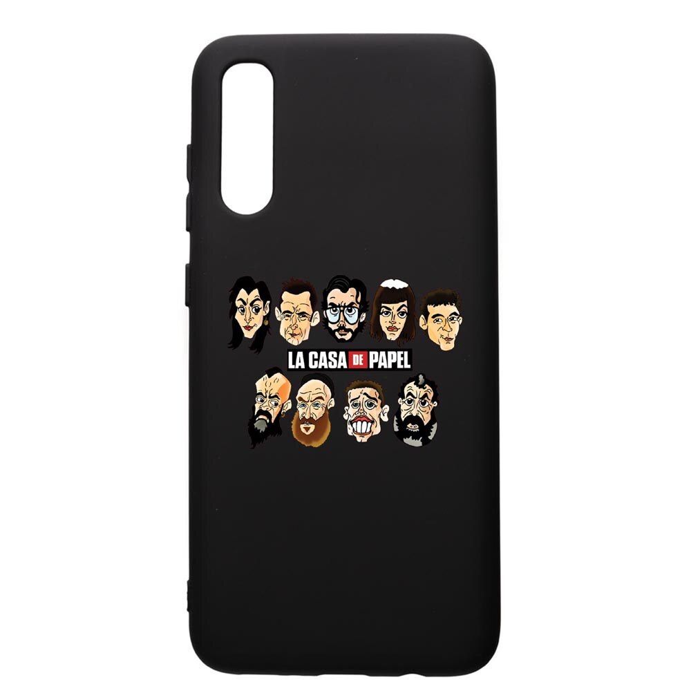 Husa de protectie Samsung Galaxy A30S, La Casa De Papel, silicon, cu interiorul din material textil, protectie camera, PB713