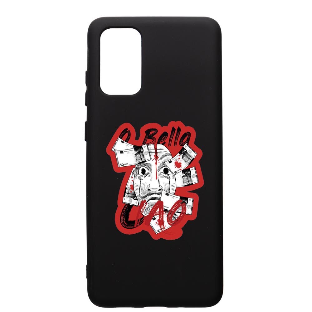 Husa de protectie Samsung Galaxy A41, La Casa De Papel, silicon, cu interiorul din material textil, protectie camera, PB716