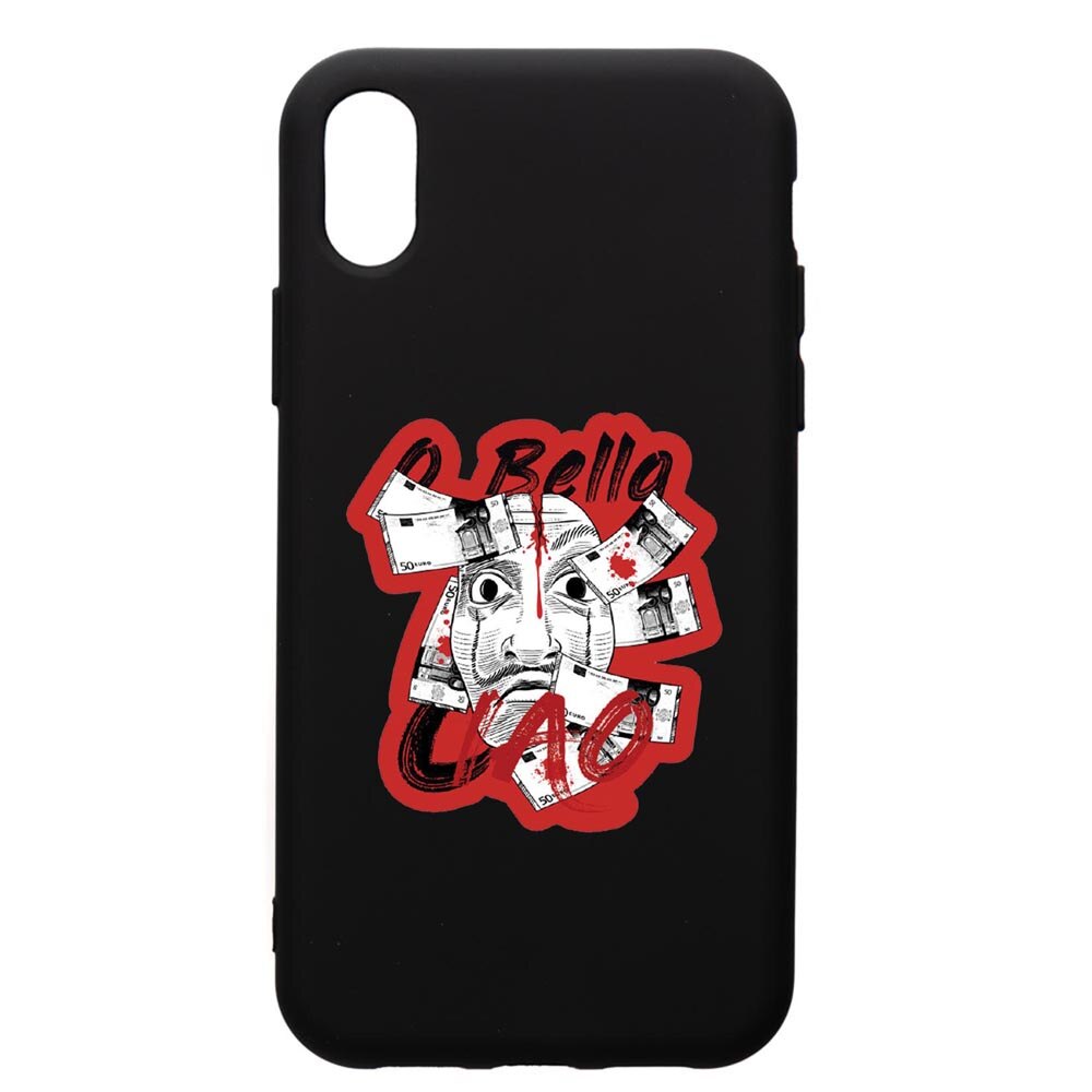 Husa de protectie Xiaomi Redmi 7A, La Casa De Papel, silicon, cu interiorul din material textil, protectie camera, PB716