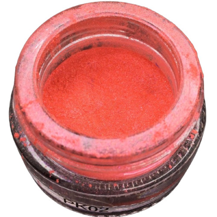 Пигмент PK02 (коралов с розов прелив) Duochrome за грим KAJOL Beauty, 1g
