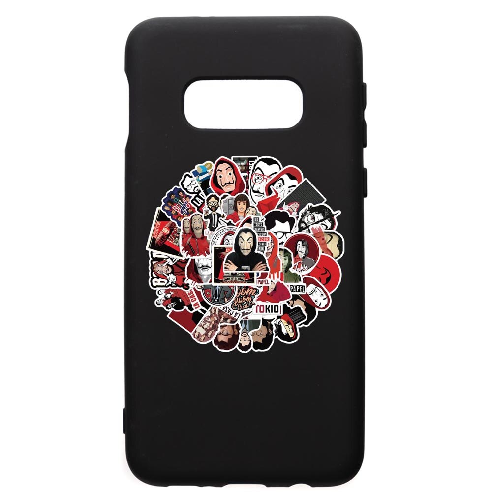 Husa de protectie Samsung Galaxy S10E, La Casa De Papel, silicon, cu interiorul din material textil, protectie camera, PB715