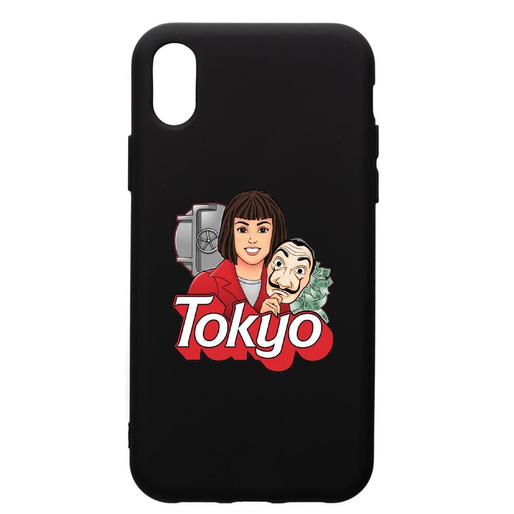 Husa de protectie Apple iPhone XS / iPhone X, La Casa De Papel - Tokyo, silicon, cu interiorul din material textil, protectie camera, PB717