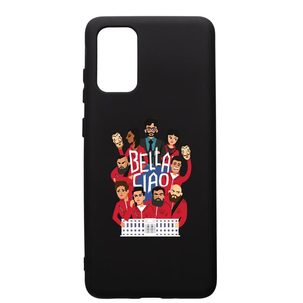 Husa de protectie Samsung Galaxy S20 Plus, La Casa De Papel - Ciao Bella, silicon, cu interiorul din material textil, protectie camera, PB718