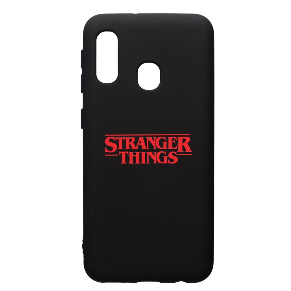 Husa de protectie Samsung Galaxy A20E, Stranger Things, silicon, cu interiorul din material textil, protectie camera, PB721