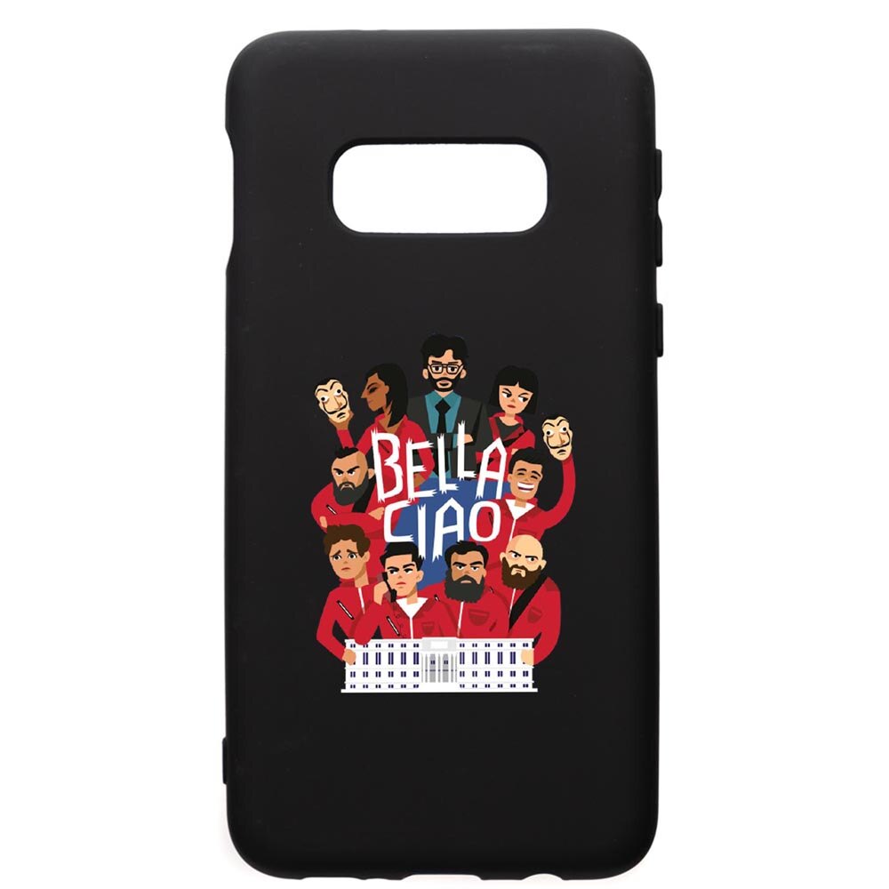 Husa de protectie Samsung Galaxy S10E, La Casa De Papel - Ciao Bella, silicon, cu interiorul din material textil, protectie camera, PB718