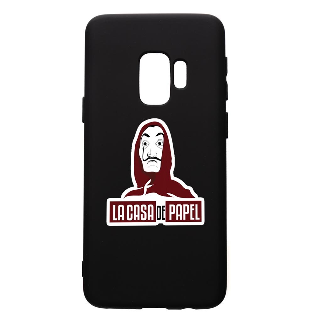 Husa de protectie Samsung Galaxy S9, La Casa De Papel, silicon, cu interiorul din material textil, protectie camera, PB719