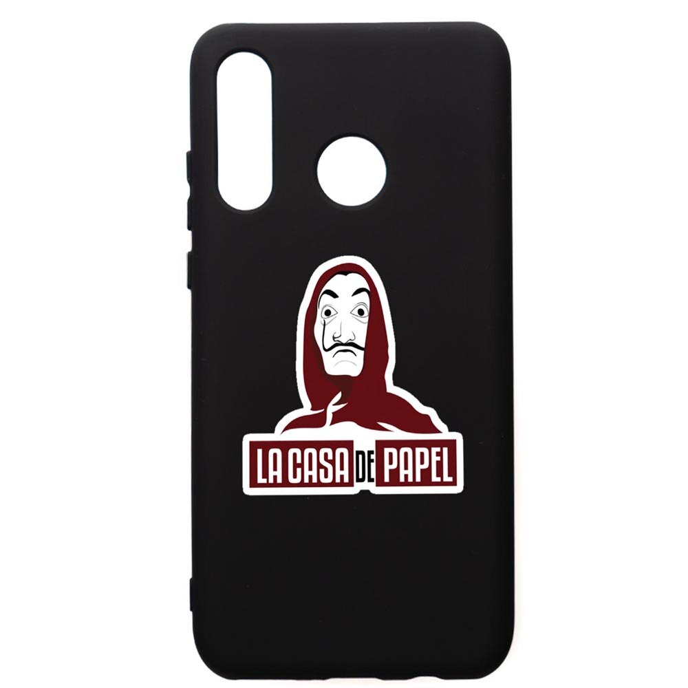 Husa de protectie Huawei P30 Lite, La Casa De Papel, silicon, cu interiorul din material textil, protectie camera, PB719