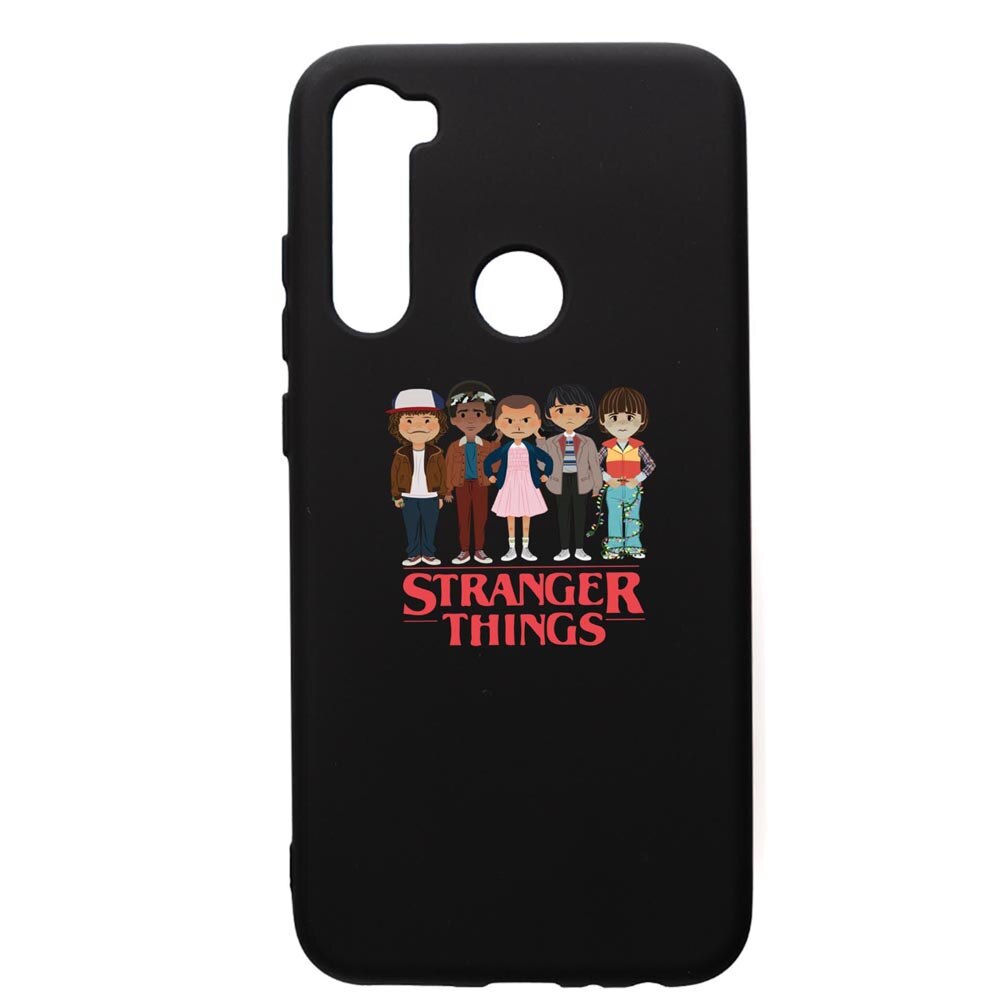 Husa de protectie Xiaomi Redmi Note 8, Stranger Things, silicon, cu interiorul din material textil, protectie camera, PB722