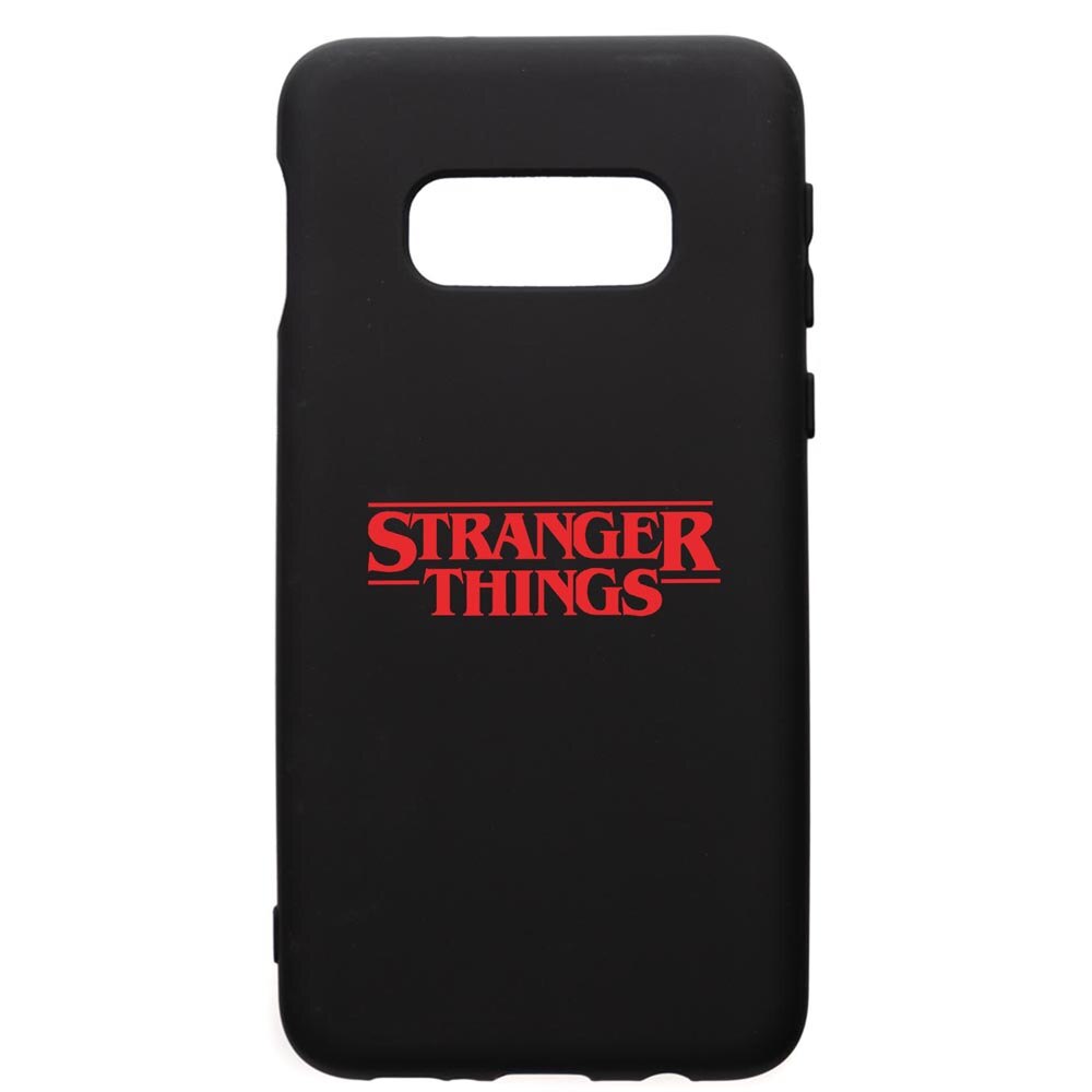 Husa de protectie Samsung Galaxy S10E, Stranger Things, silicon, cu interiorul din material textil, protectie camera, PB721