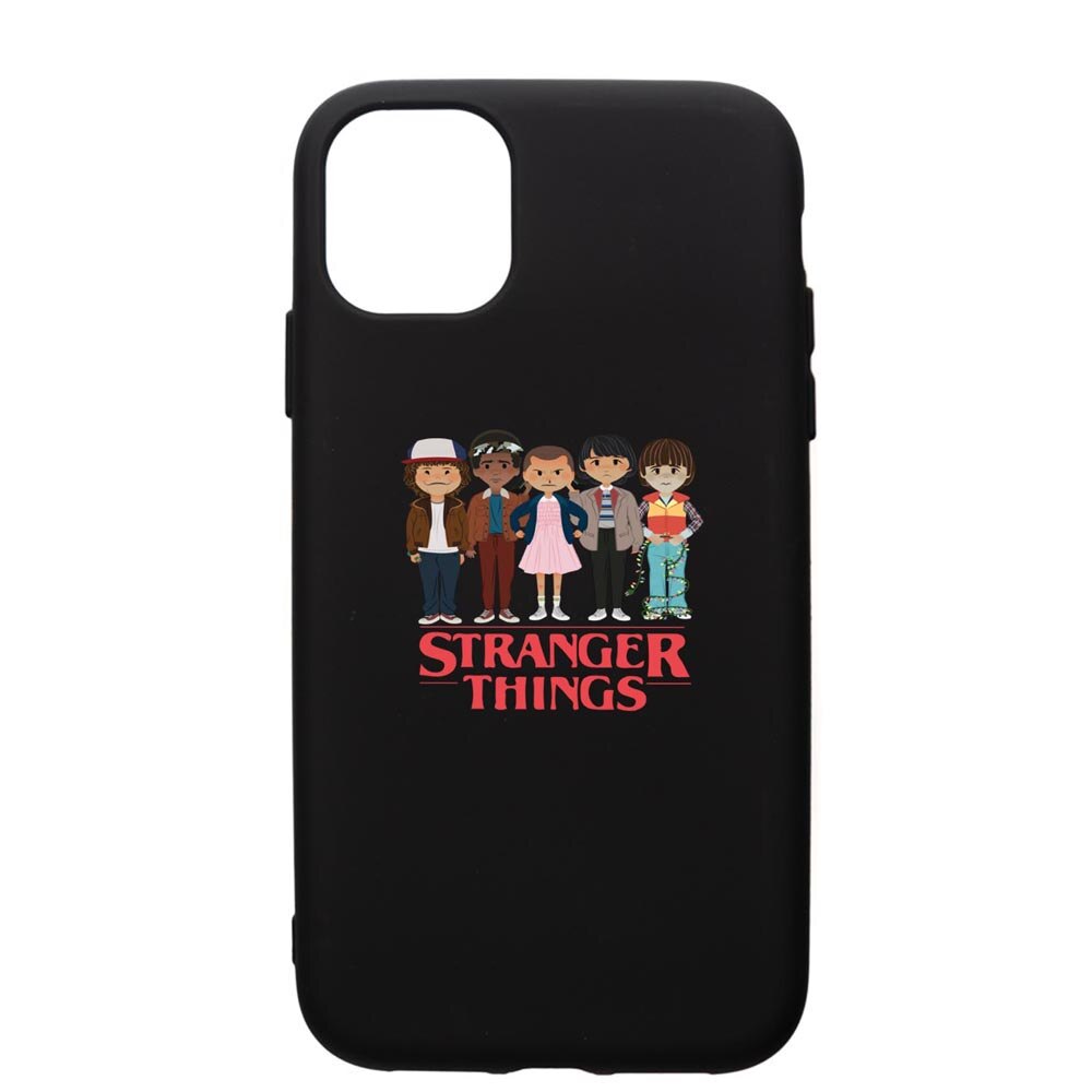 Husa de protectie Apple iPhone 11, Stranger Things, silicon, cu interiorul din material textil, protectie camera, PB722