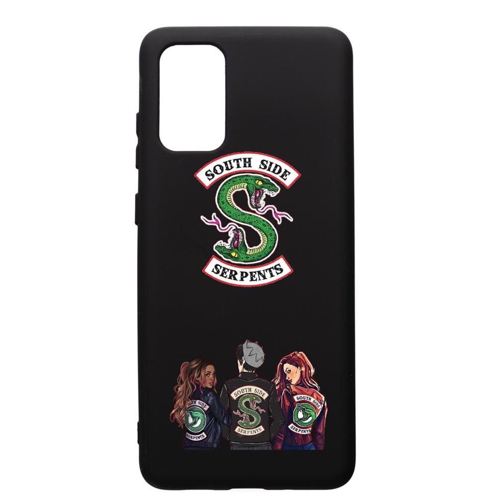Husa de protectie Samsung Galaxy S20 Plus, Riverdale, silicon, cu interiorul din material textil, protectie camera, PB723