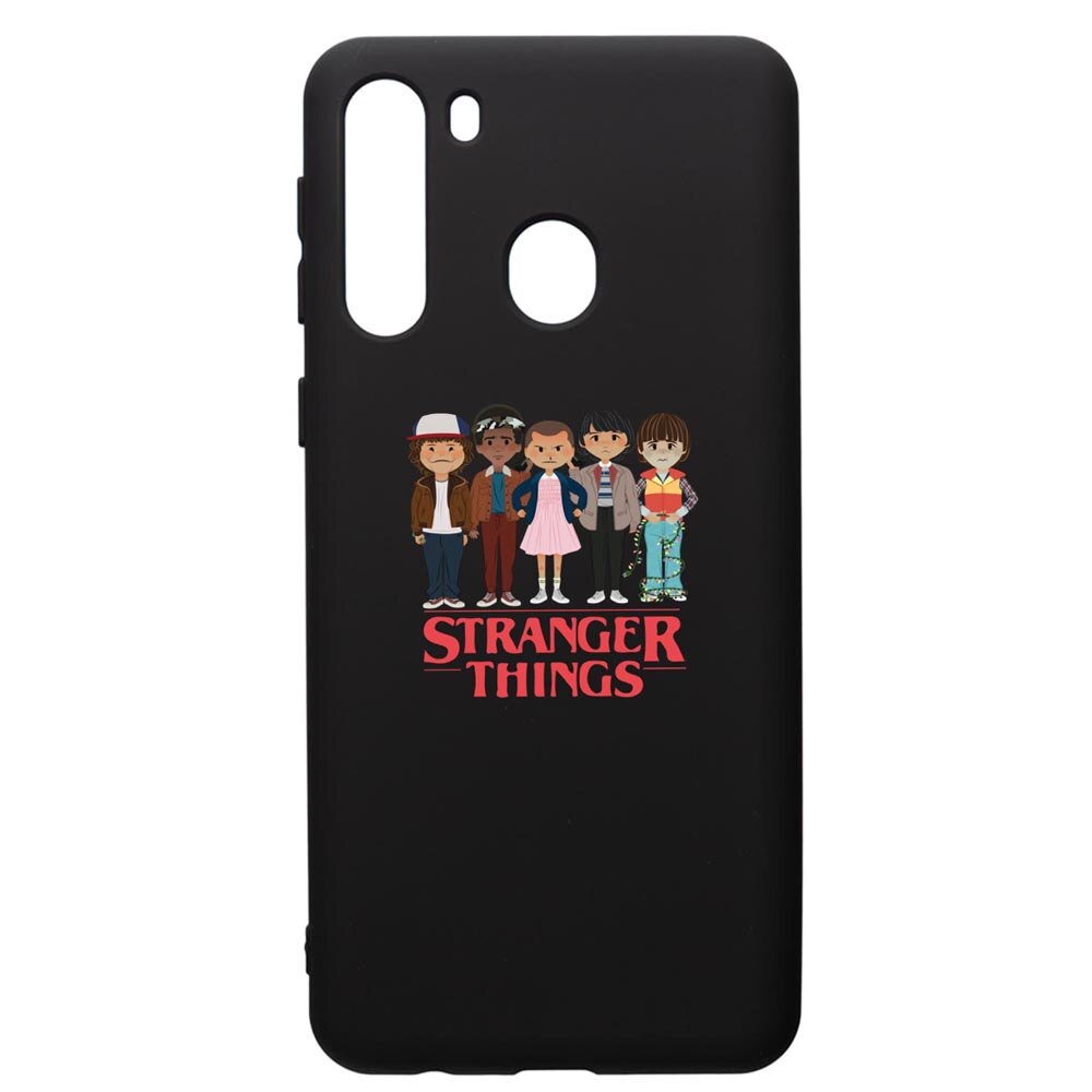 Husa de protectie Samsung Galaxy A21S, Stranger Things, silicon, cu interiorul din material textil, protectie camera, PB722