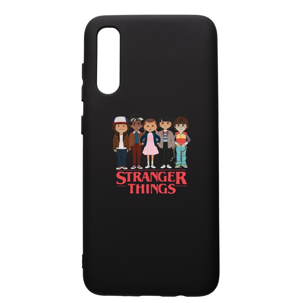 Husa de protectie Samsung Galaxy A50, Stranger Things, silicon, cu interiorul din material textil, protectie camera, PB722