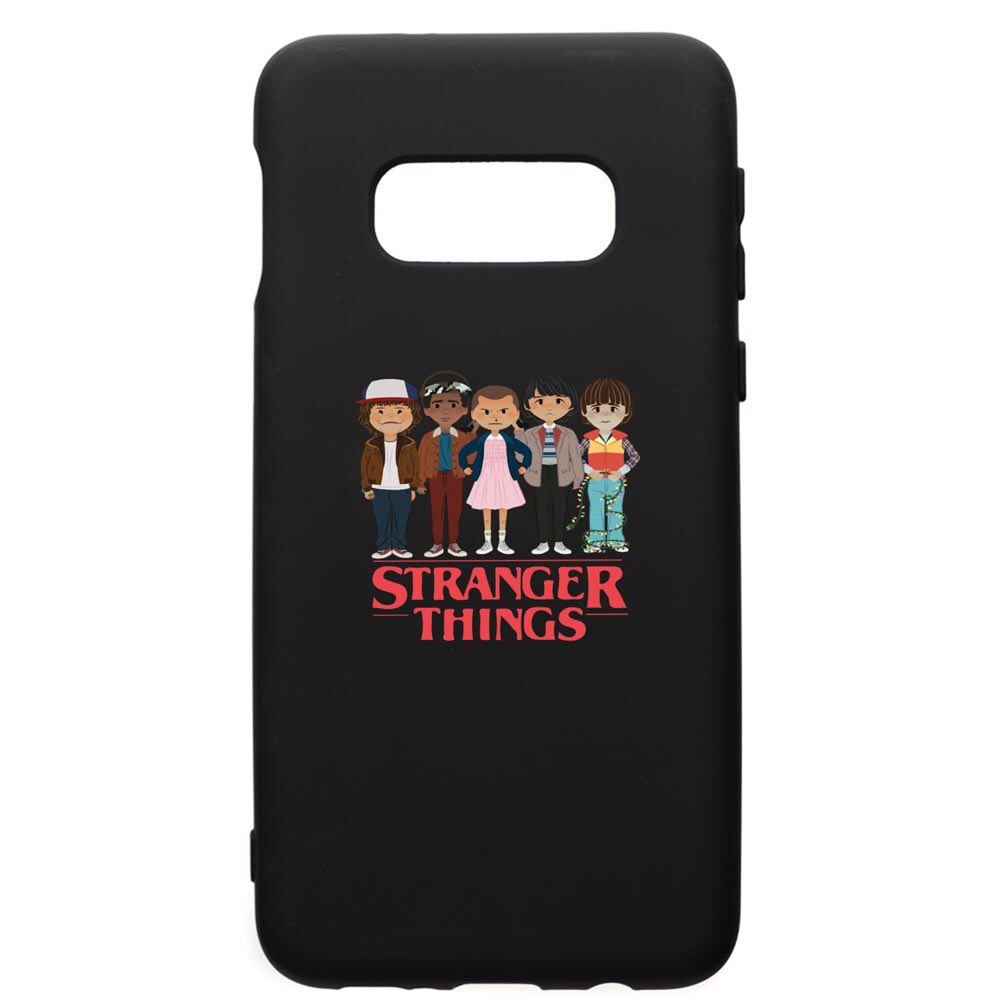Husa de protectie Samsung Galaxy S10E, Stranger Things, silicon, cu interiorul din material textil, protectie camera, PB722