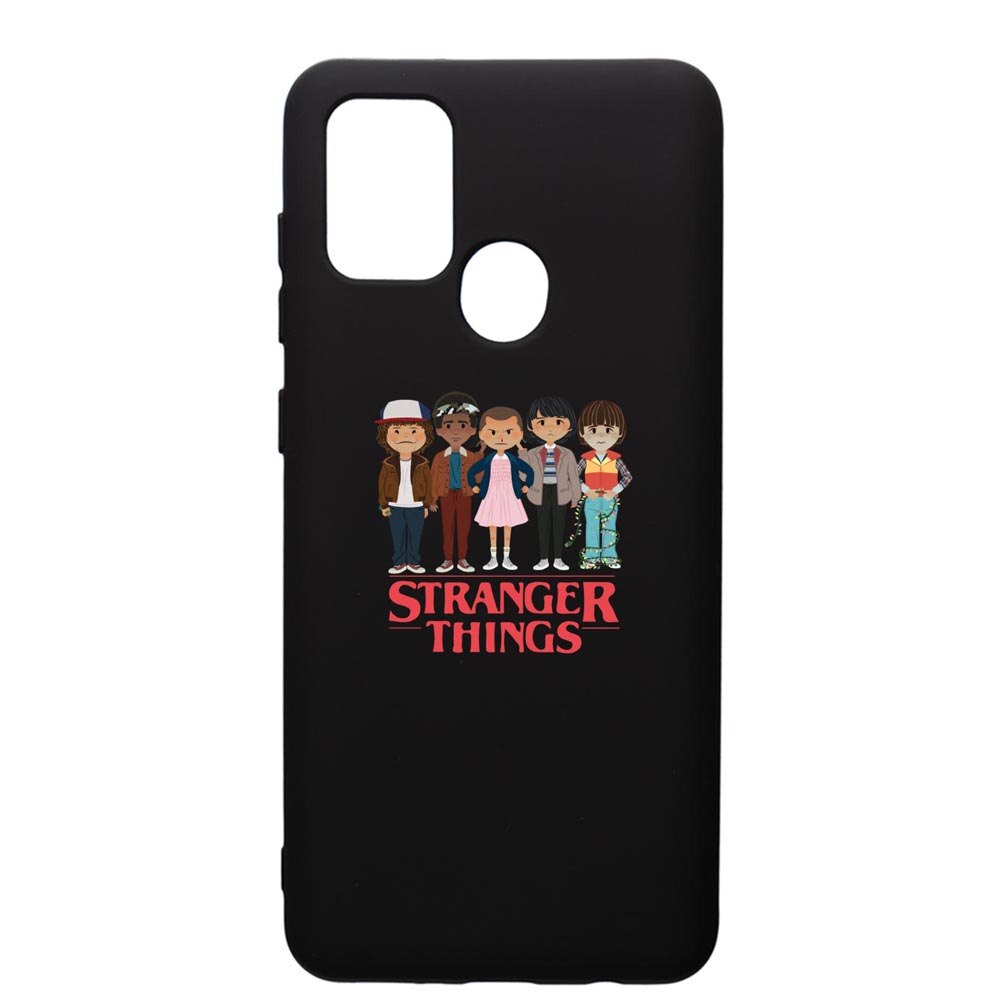 Husa de protectie Samsung Galaxy A21, Stranger Things, silicon, cu interiorul din material textil, protectie camera, PB722