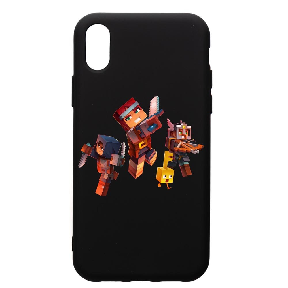 Husa de protectie Huawei Y5 2019, Minecraft, silicon, cu interiorul din material textil, protectie camera, PB724