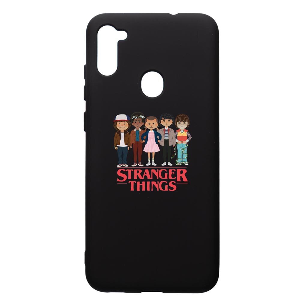 Husa de protectie Samsung Galaxy A11, Stranger Things, silicon, cu interiorul din material textil, protectie camera, PB722