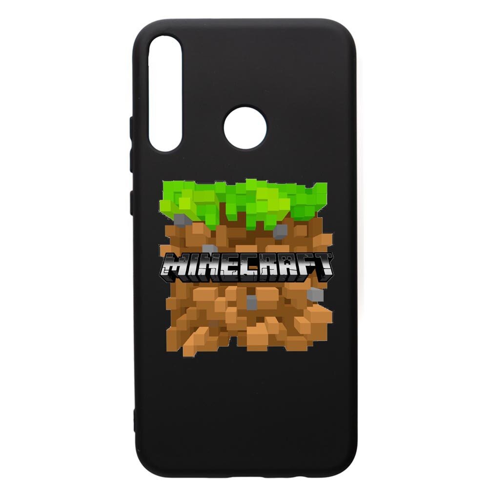 Husa de protectie Huawei P40 Lite E / Y7p, Minecraft, silicon, cu interiorul din material textil, protectie camera, PB726