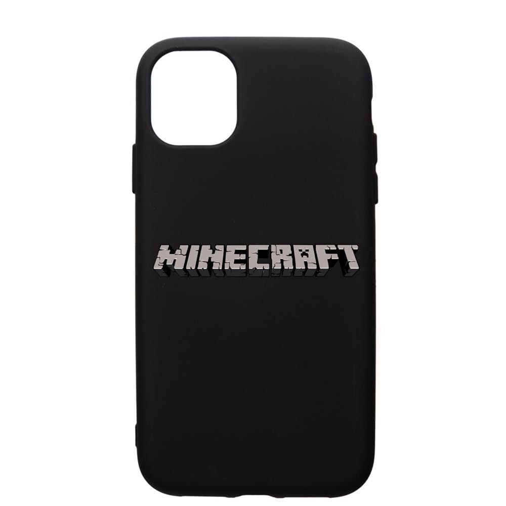 Husa de protectie Apple iPhone 12 Pro, Minecraft, silicon, cu interiorul din material textil, protectie camera, PB729