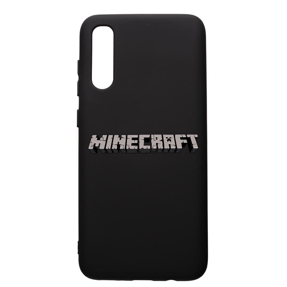 Husa de protectie Samsung Galaxy A30S, Minecraft, silicon, cu interiorul din material textil, protectie camera, PB729