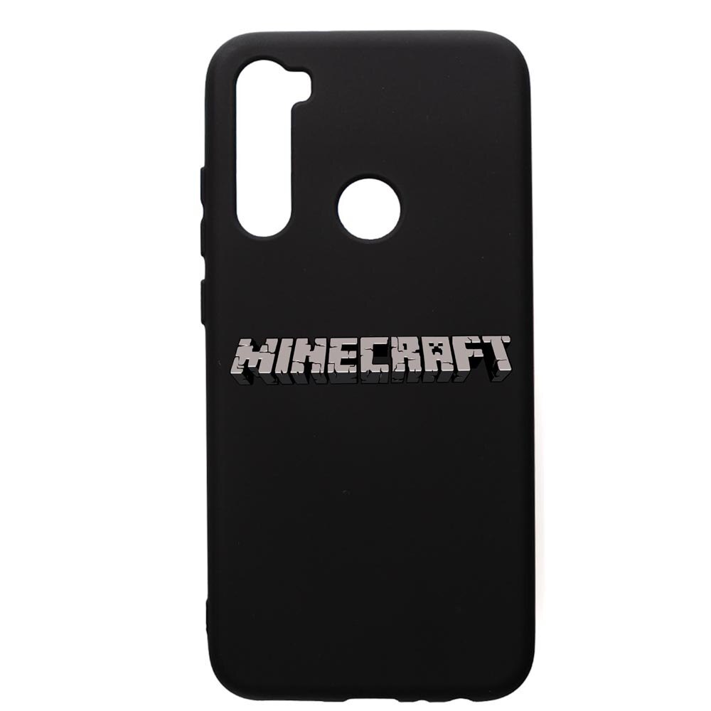 Husa de protectie Xiaomi Redmi Note 8, Minecraft, silicon, cu interiorul din material textil, protectie camera, PB729