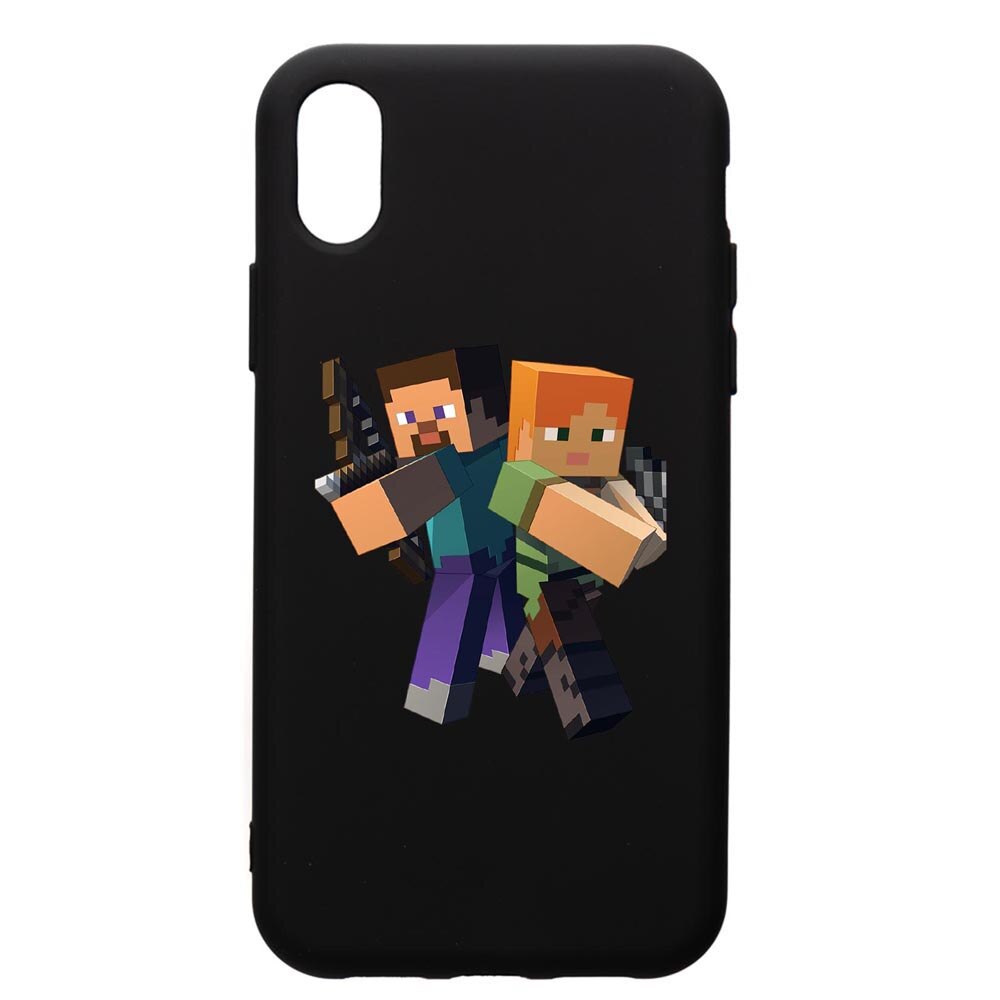 Husa de protectie Huawei Y6 2019, Minecraft, silicon, cu interiorul din material textil, protectie camera, PB728