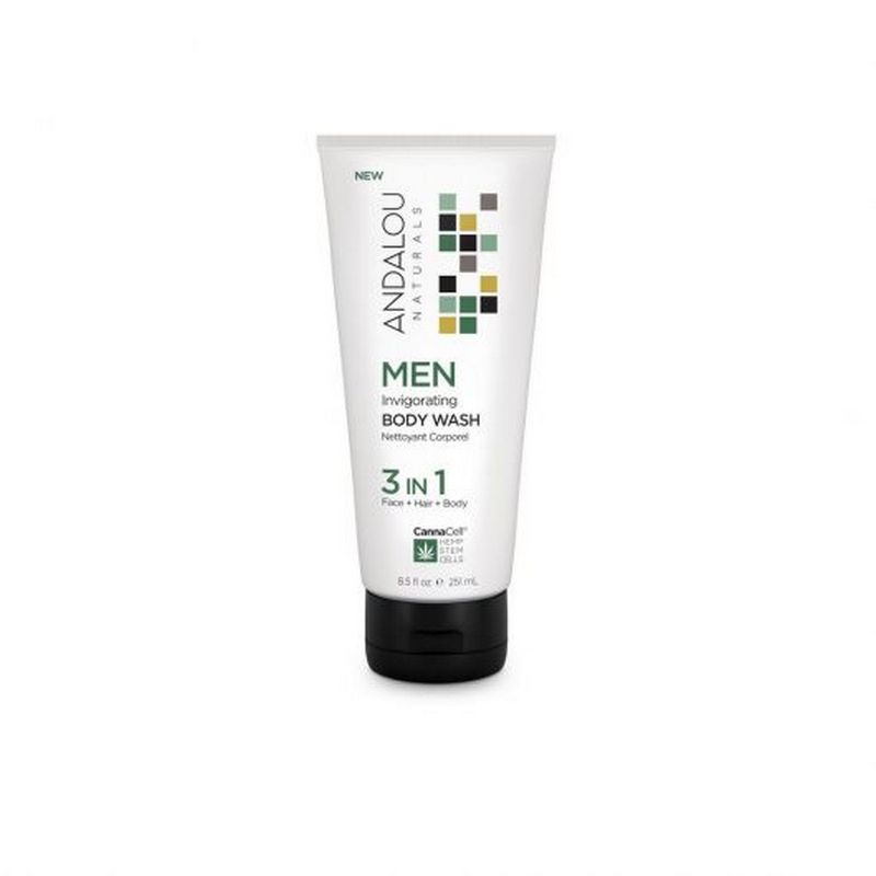 Body Wash 3 IN 1 Andalou Naturals Men Invigorating 251 ml Secom