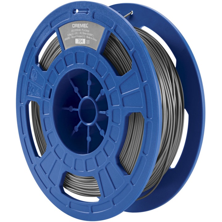 Filament Dremel, 3D, PLA 500g, Argintiu translucid
