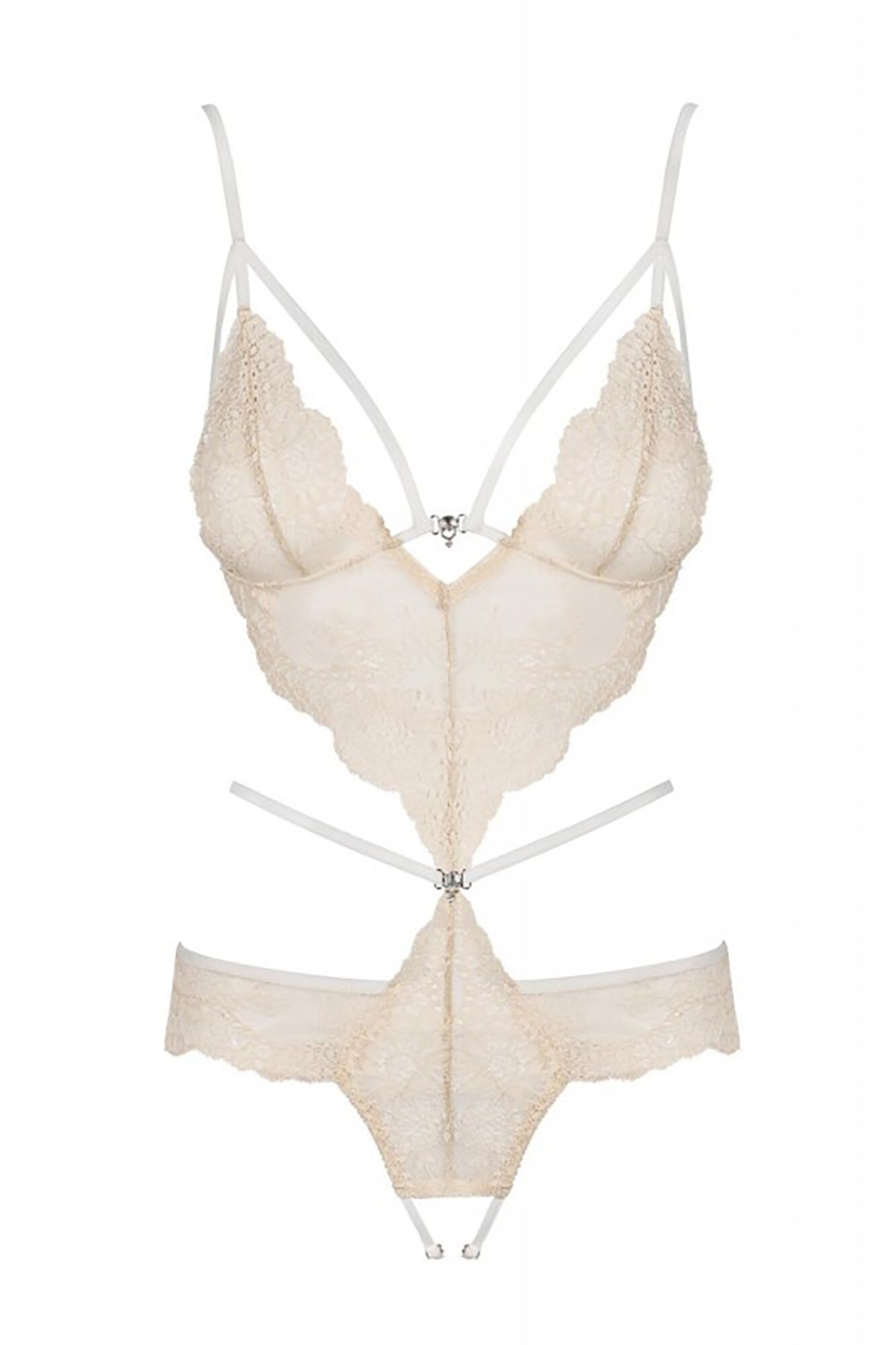 Body Obsessive Bisquitta, Poliamida/Elastan, Bej, S/M